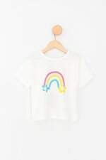 blusa das meninas kids off white com silk