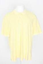 camisa polo hangar 33 masculina amarela com bordado