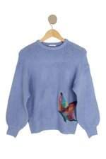 suéter de tricô Zara kids roxo