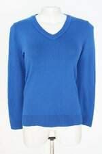 suéter feminino karamello azul