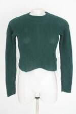 blusa cropped feminina verde