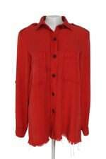 camisa Zara feminina vermelha