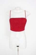 top a.brand feminino vermelho com bordado