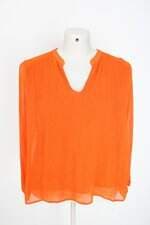 blusa simulassão feminina laranja