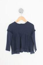 blusa zara kids azul