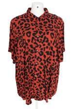 camisa lambuzada feminina em animal print