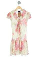 vestido Ralph Lauren feminino estampado com forro e jabô