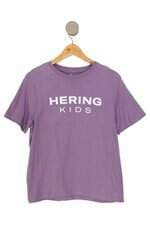 camiseta Hering kids roxa com silk
