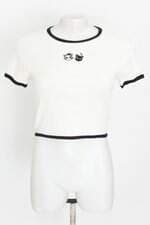 blusa youcom feminina off white com bordado