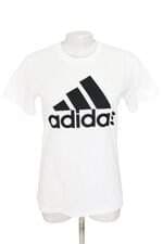 camiseta Adidas feminina branca com silk