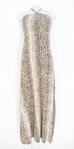 vestido gup's feminino bege estampado com bojo
