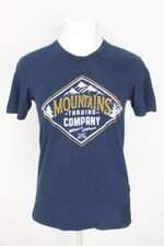 camiseta zara masculina azul com silk