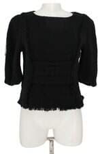 blusa Zara feminina preta 