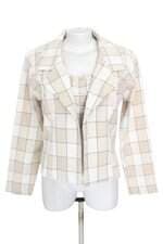 conjunto duas peças feminino bege