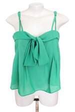 blusa carisma feminina verde com laço