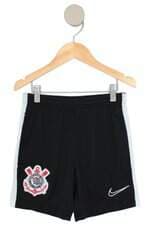 bermuda Dri Fit kids preta