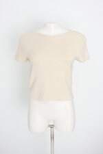 blusa de tricô feminina bege