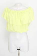 blusa My Place feminina verde com sobreposição
