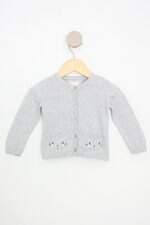 cardigan baby club kids cinza