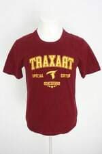 camiseta traxart masculina vermelha com silk