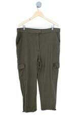 calça de tecido Renner feminina verde