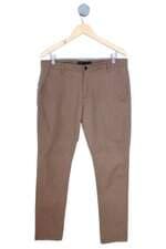 calça de sarja Renner masculina bege