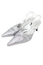 scarpin verano feminino prata