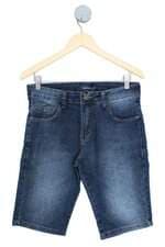 bermuda jeans rock & soda masculina azul