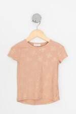 blusa btween kids rosa com silk