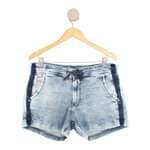 shorts jeans  damyller feminino azul