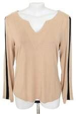 blusa manga longa One Up feminina bege