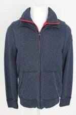 blusa de moletom Abercrombie & Fitch masculina azul