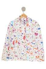 jaqueta crocodile ladies feminina estampada com forro