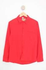 camisa ferfla feminina vermelha com barra mullet