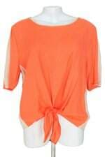 blusa feminina realist laranja