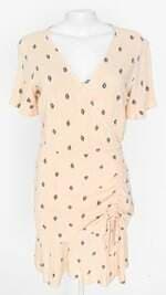 vestido Maria Filó feminino estampado com franzido