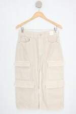 saia Renner feminino bege