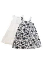 vestido Renner kids estampado com sobreposição