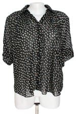 Camisa com Transparência Animale Poa
