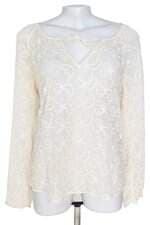 blusa Bo.Bô feminina off white com renda