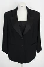 blazer de alfaiataria studio 1 masculino preto com forro