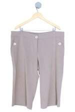 calça de tecido palank feminina marrom