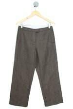 Calça de Alfaiataria Marrom KAMPAI