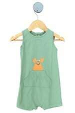 macaquinho Hering kids verde com silk
