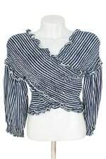 blusa cropped Zara feminina listrada