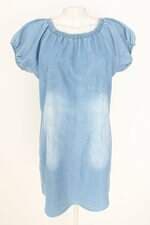 vestido jeans faiwei feminino azul