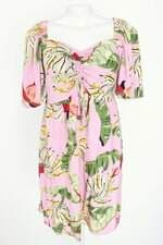 vestido cantão feminino estampado