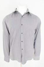 camisa vila romana masculina cinza