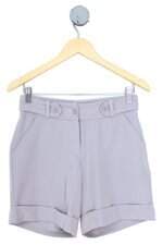 shorts saga feminino cinza