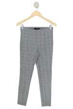 calça de tecido C&A feminina xadrez